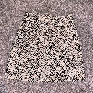 cheetah mini skirt